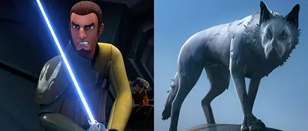 kanan jarrus wolf lobo star wars nomes