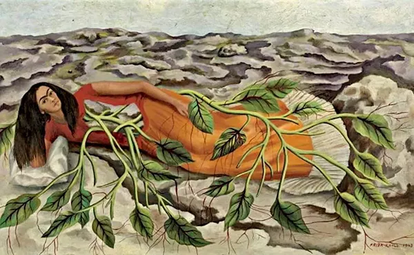 Raízes (1943) - Pintura de Frida Kahlo