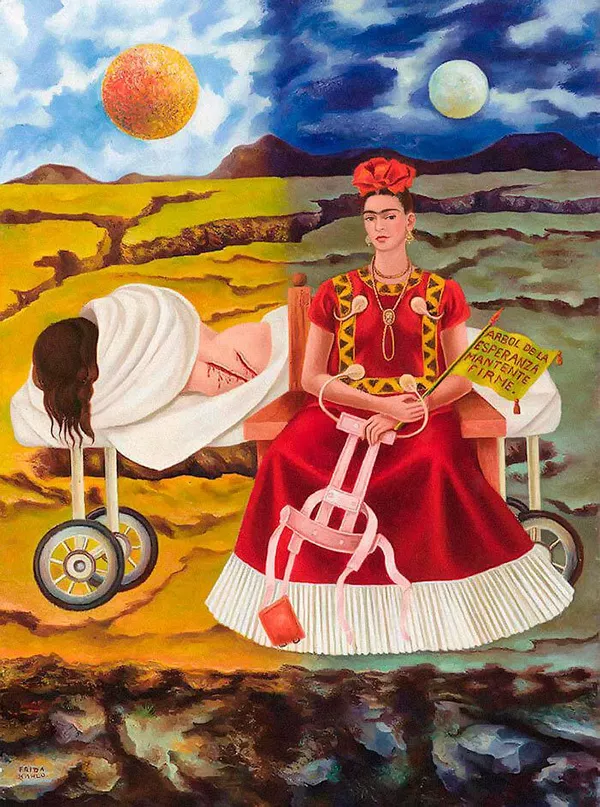 A árvore da esperança continua forte - Pintura de Frida Kahlo